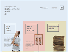 Tablet Screenshot of kirchewiehl.de